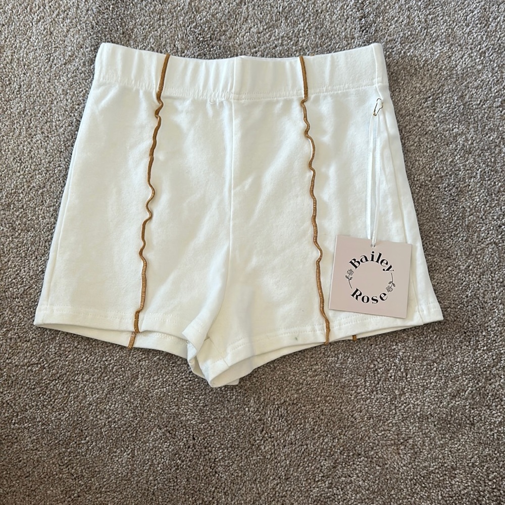 Bailey Rose Ruffle Seam Shorts